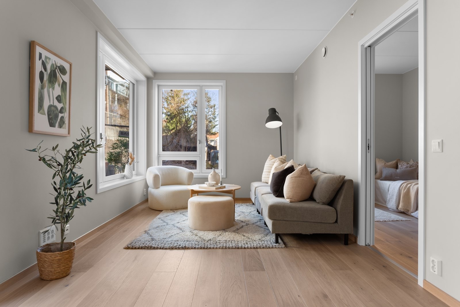 Lys stue Galleribilde