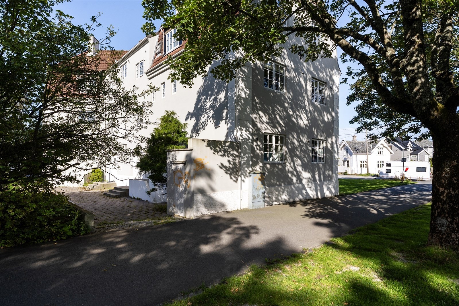 Sameiet Hauge Bygård består av 54 seksjoner fordelt på tre bygg. Galleribilde