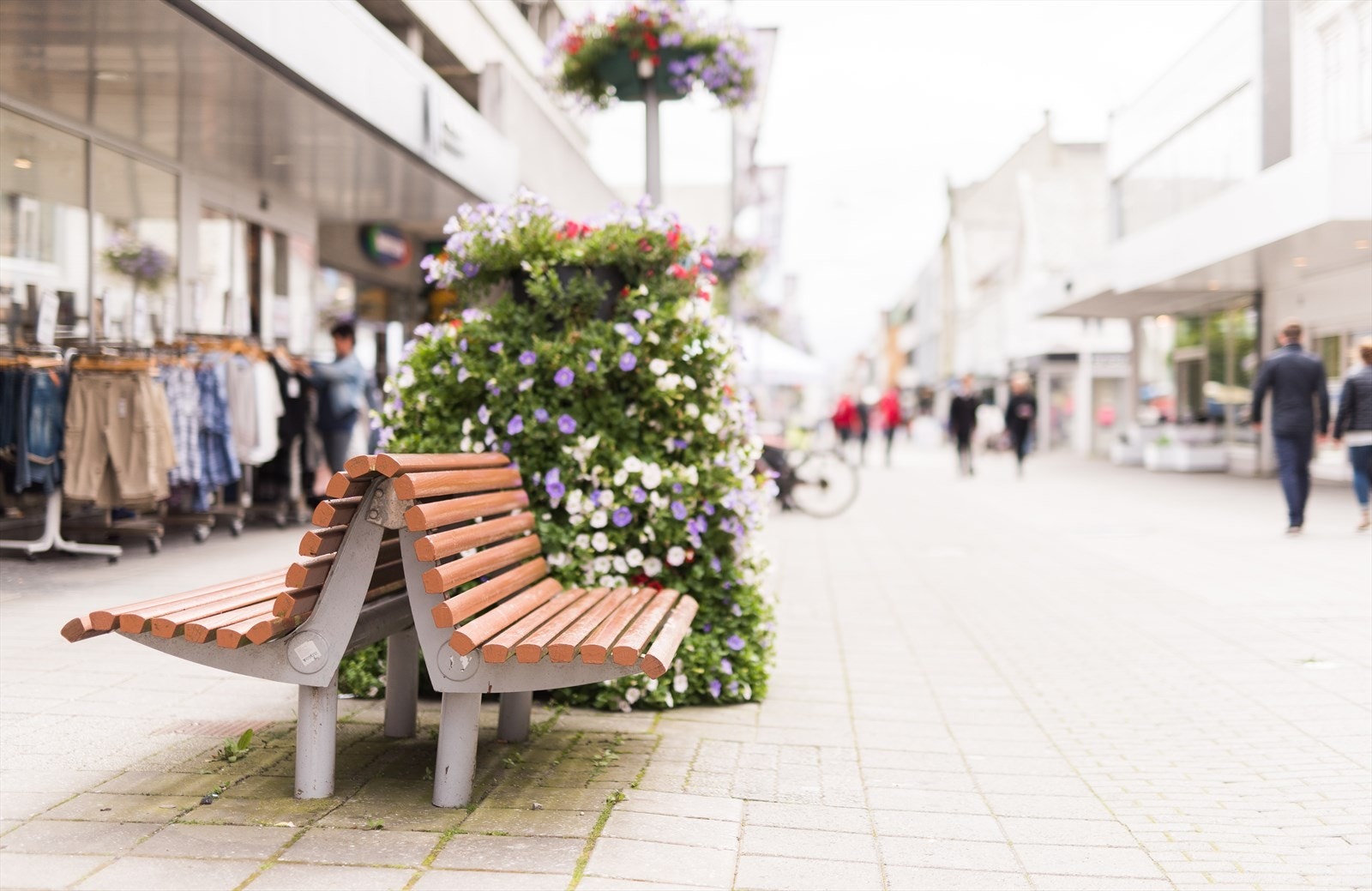 Gågata/Haraldsgata. Galleribilde