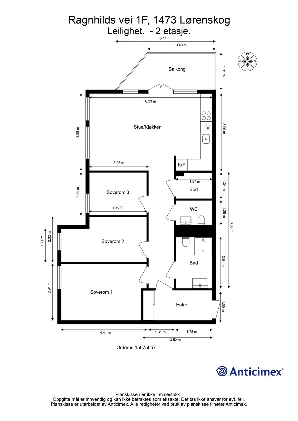Plantegning. Galleribilde