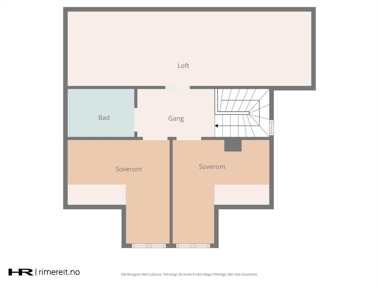 2. etasje plantegning Galleribilde