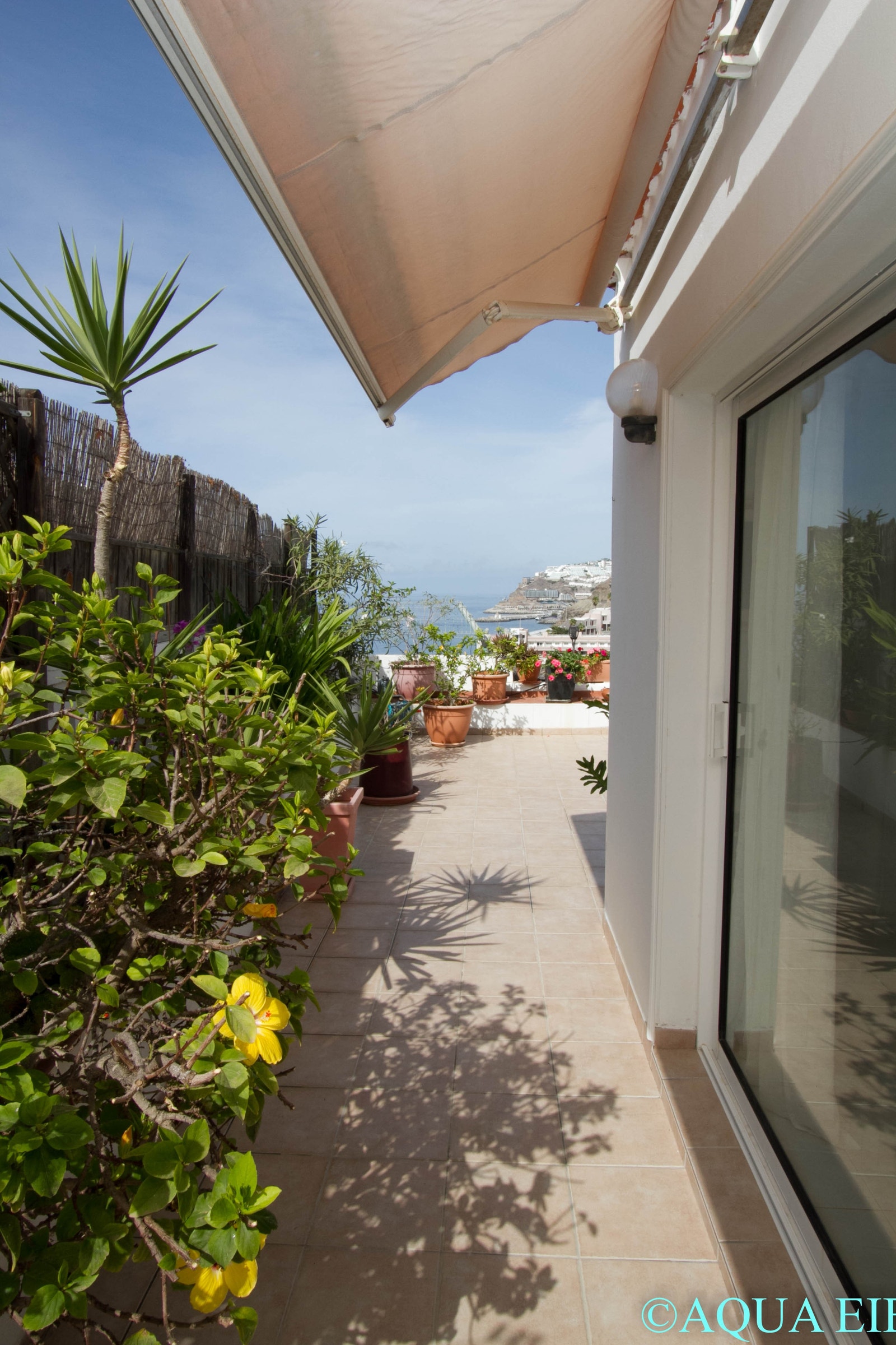 Del av terrassen på terrassen Galleribilde