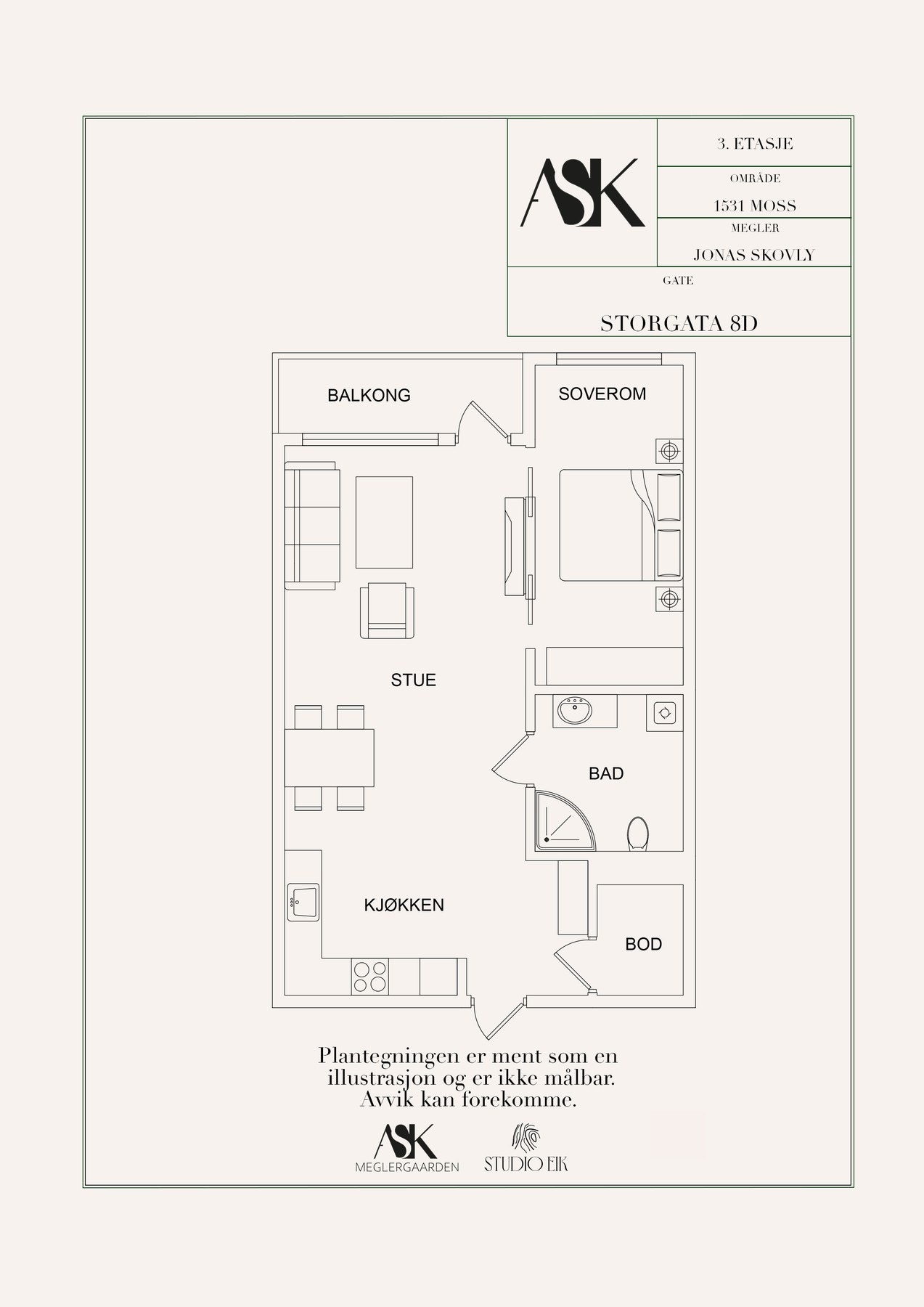 Plantegning Galleribilde
