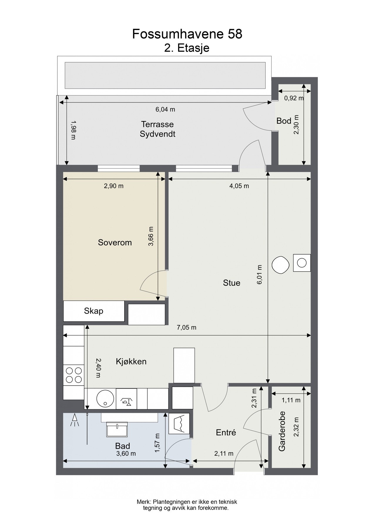 Plantegning. Galleribilde