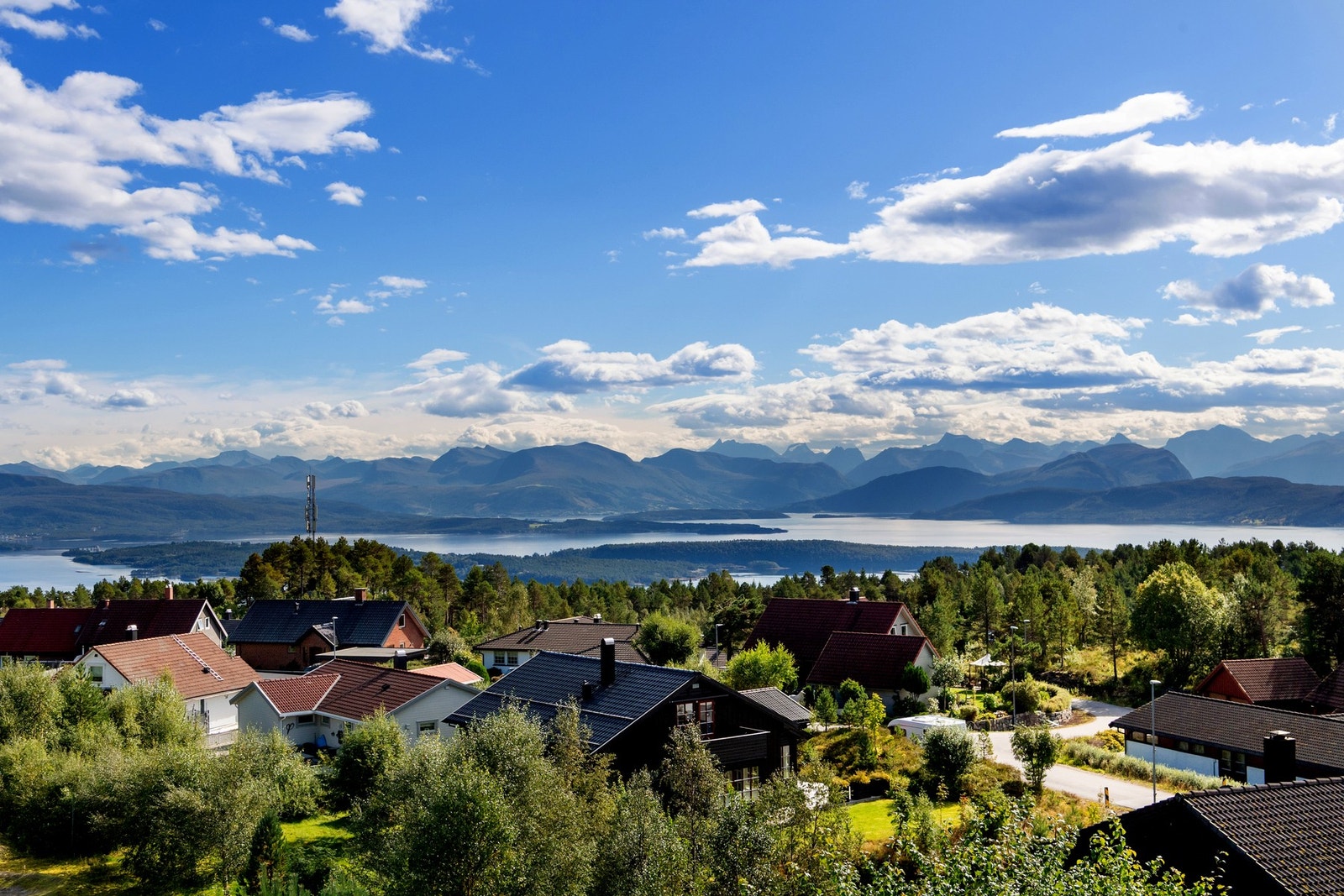 Fin utsikt også østover Galleribilde