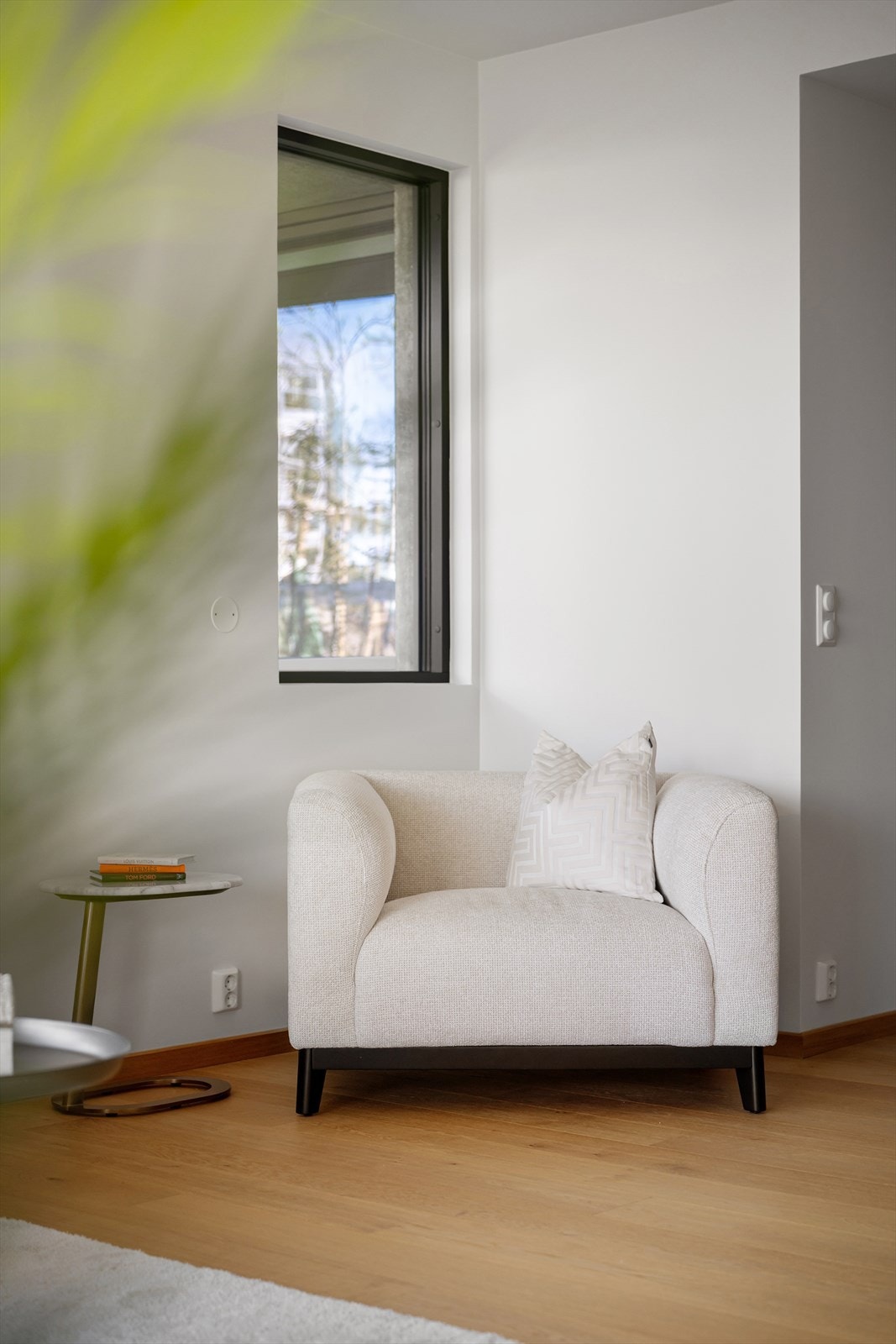 Stuen har flere hyggelige soner. Galleribilde