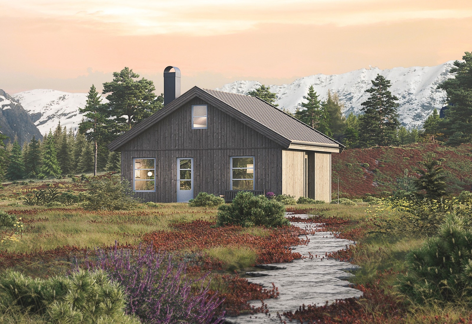 MER - en smart og kompakt hytte!
Illustrasjonsbilde. Galleribilde