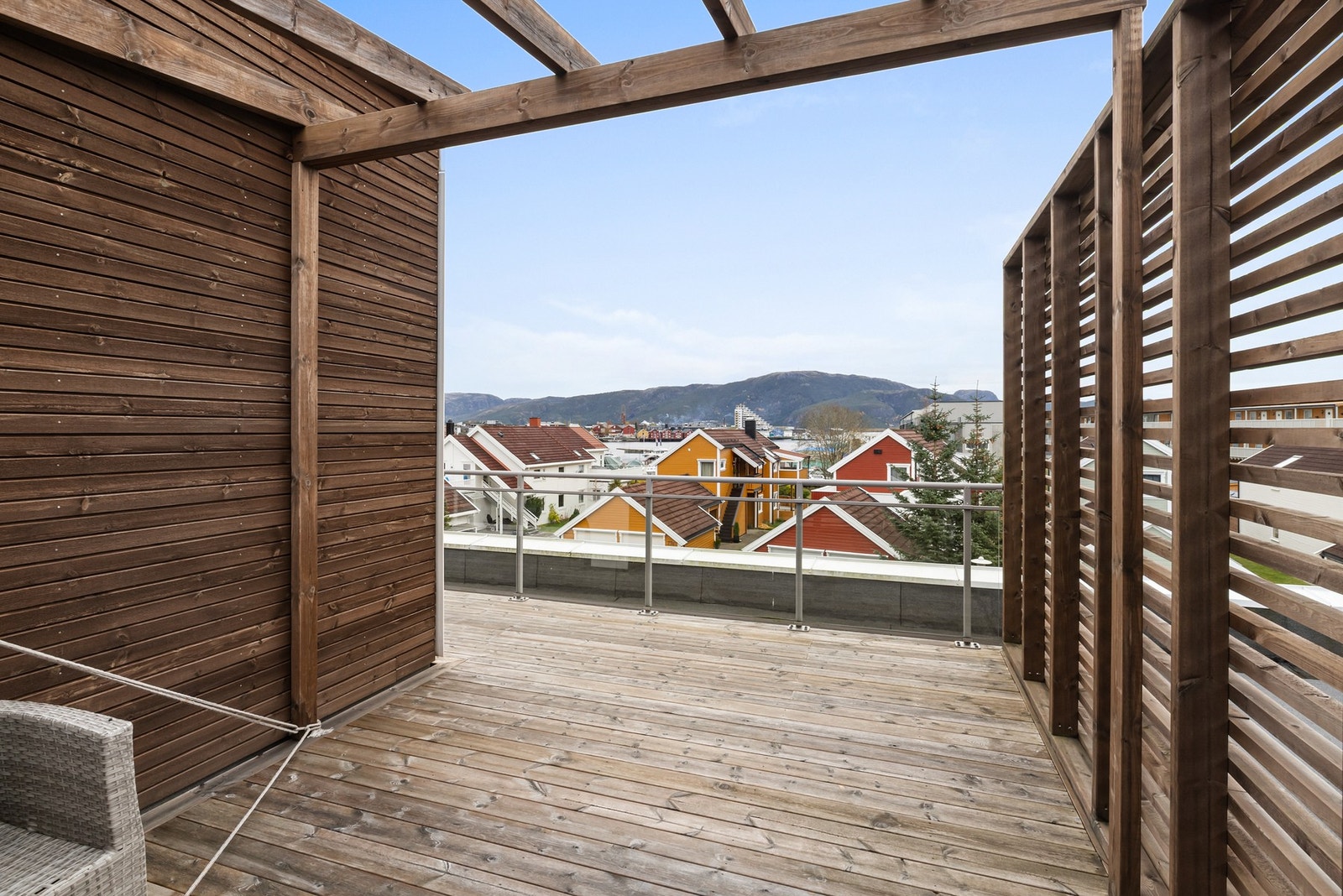 Her kan du enkelt oppsøke sol eller skygge etter behov Galleribilde