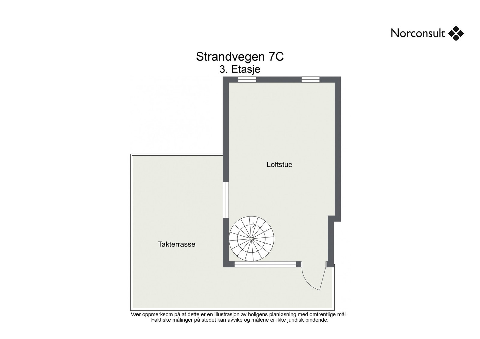 Planskisse - 3.etasje Galleribilde
