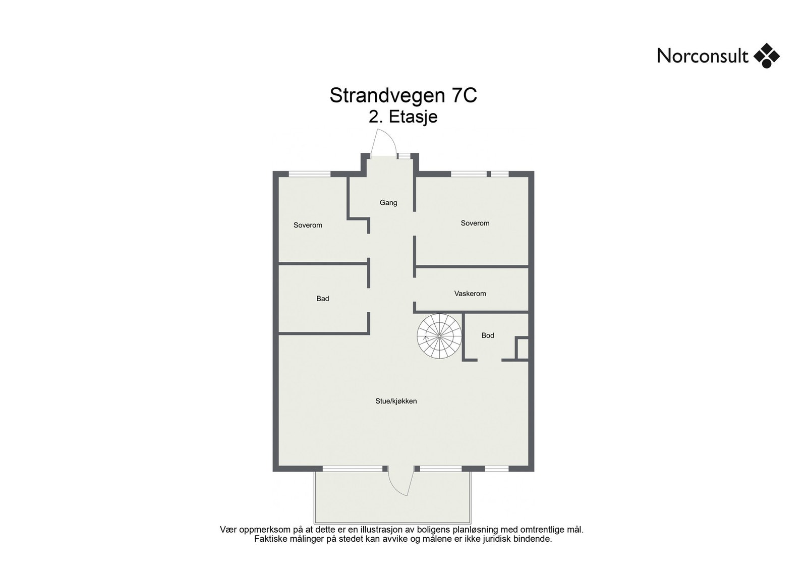 Planskisse - 2.etasje Galleribilde