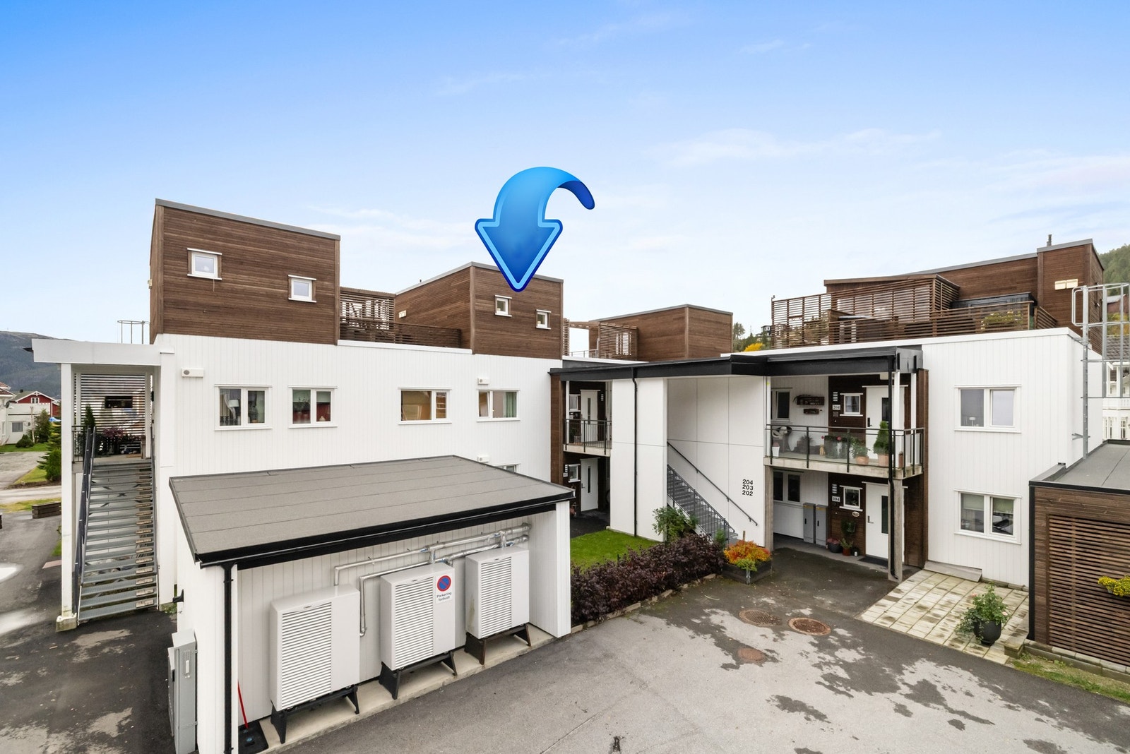 Byggeår fra 2018. Leiligheten er en del av Strandvegen 7 Borettslag Galleribilde