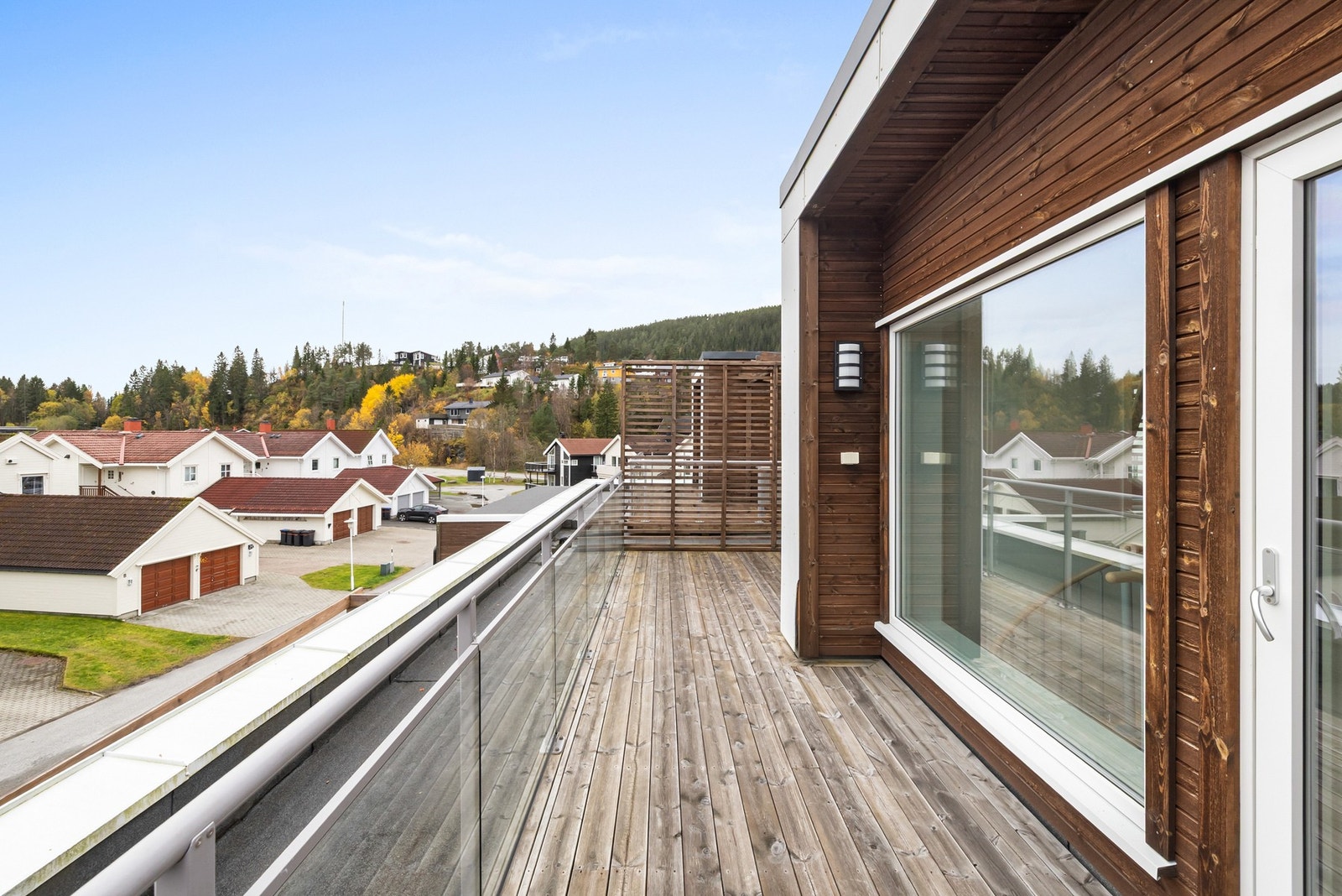 Romslig takterrasse Galleribilde