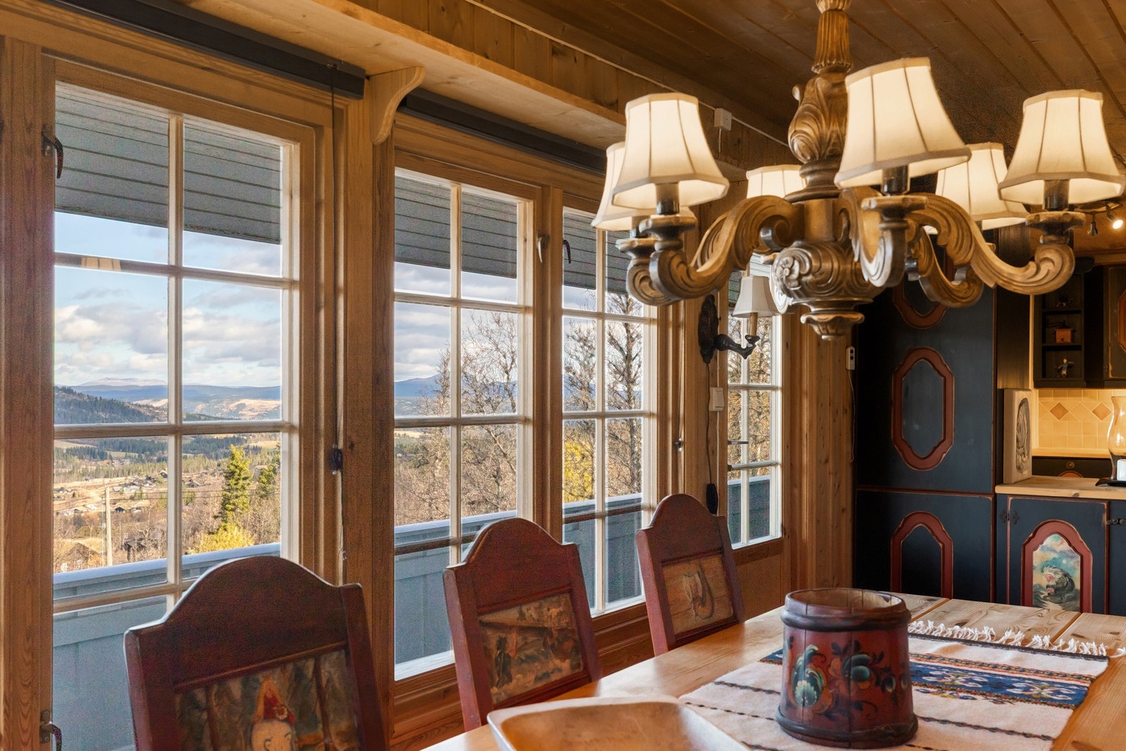 Fin utsikt til måltidene Galleribilde