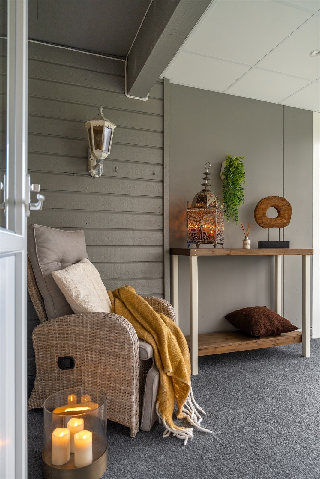 Fra stue har en tilgang nyere innglasset balkong på 15 kvm. Galleribilde