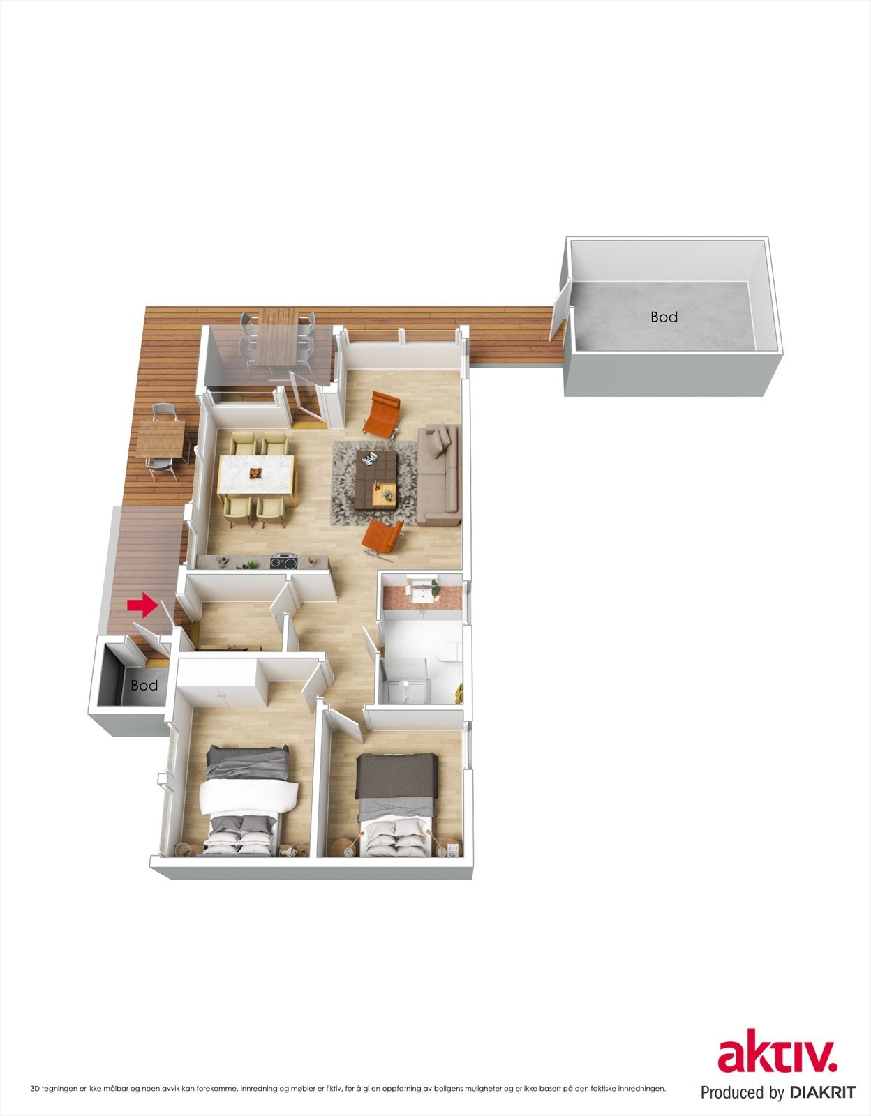 Plantegning Galleribilde