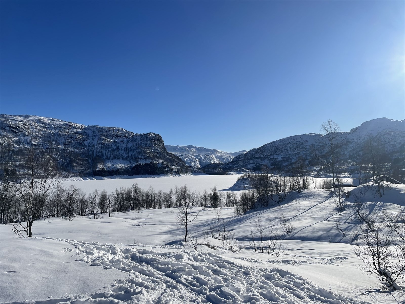 Vinter i Slettdalen Galleribilde