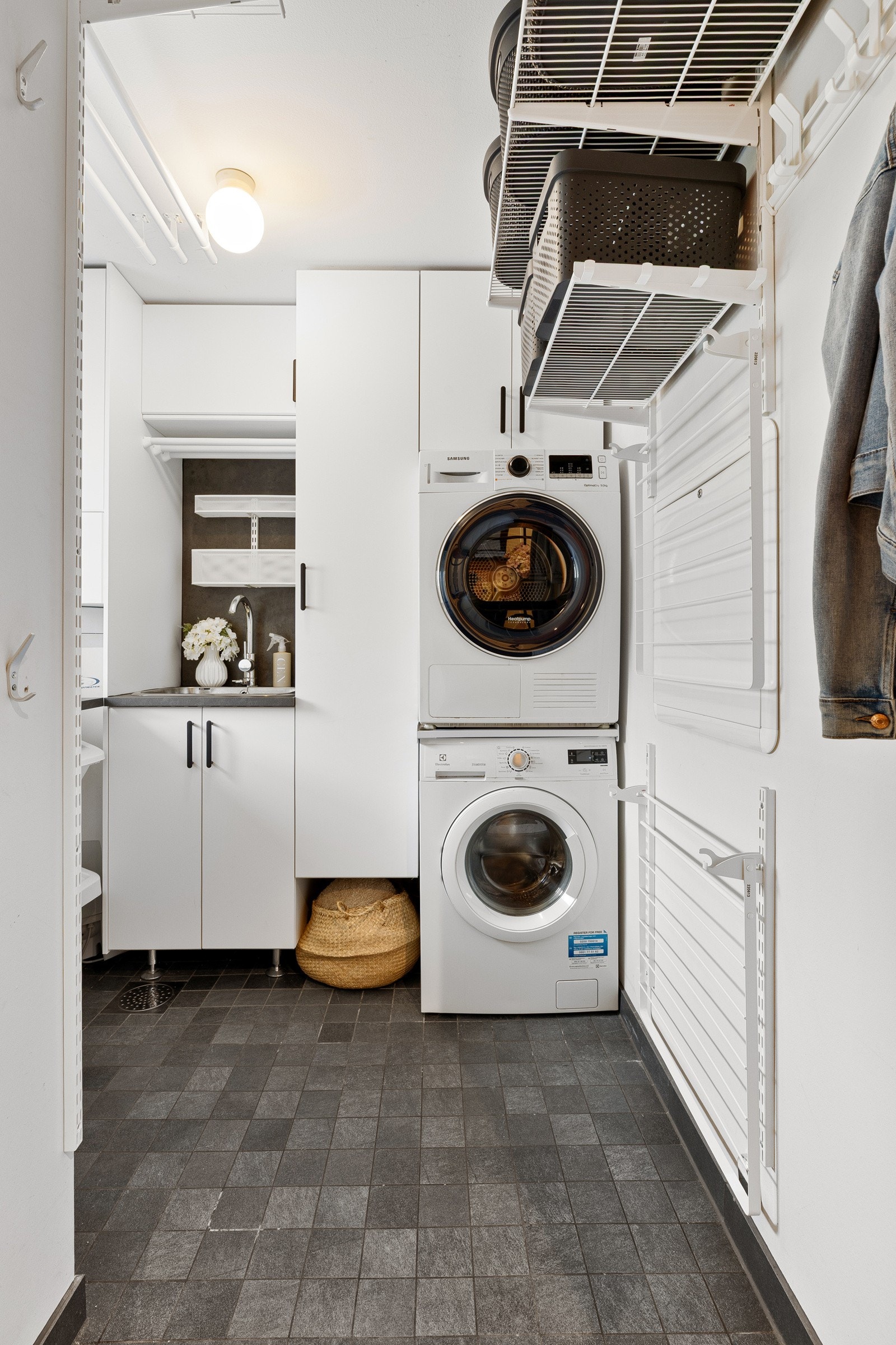Vaskerommet er godt utstyrt, perfekt til hverdagsbruk. Galleribilde