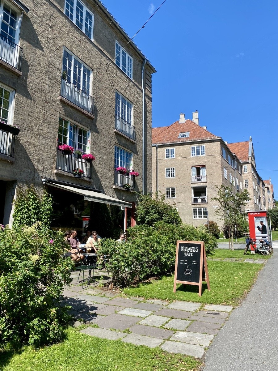 Havens café hyggelig nabolagskafé, ligger like i nærheten Galleribilde