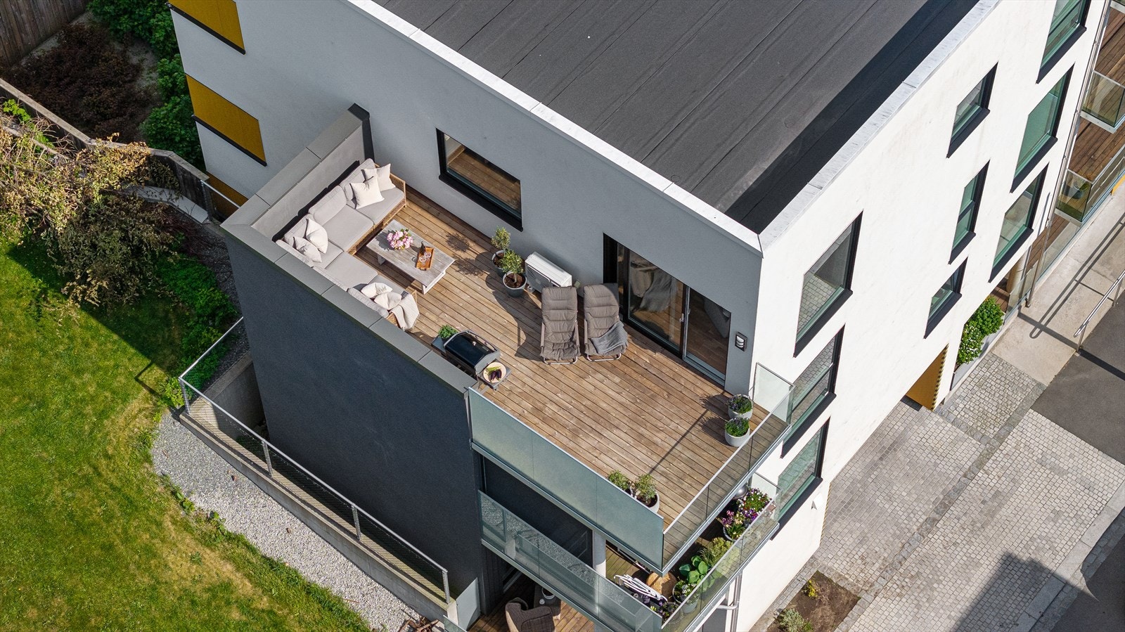 En skjermet oase midt i byen. Galleribilde