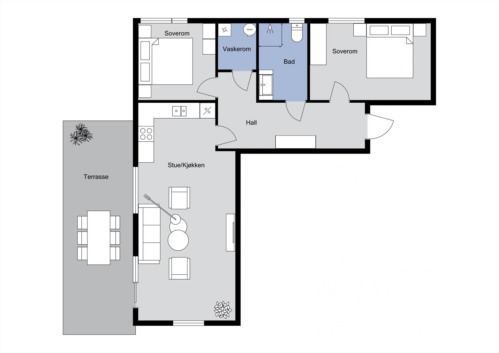 Plantegning. Galleribilde