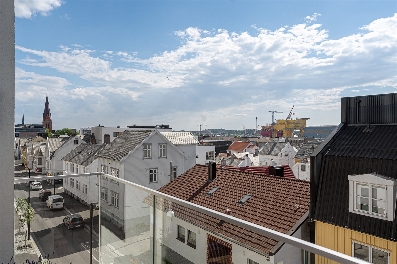 Utsikt fra balkongen. Galleribilde