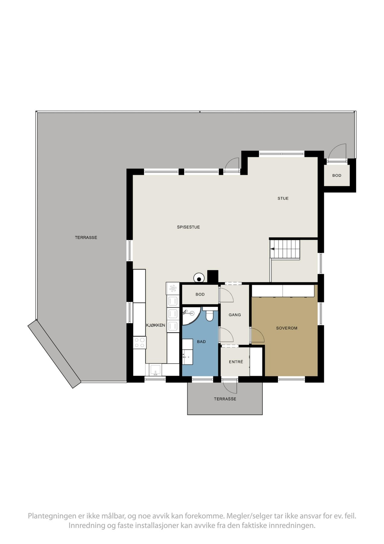 Plantegning - 1. etasje Galleribilde