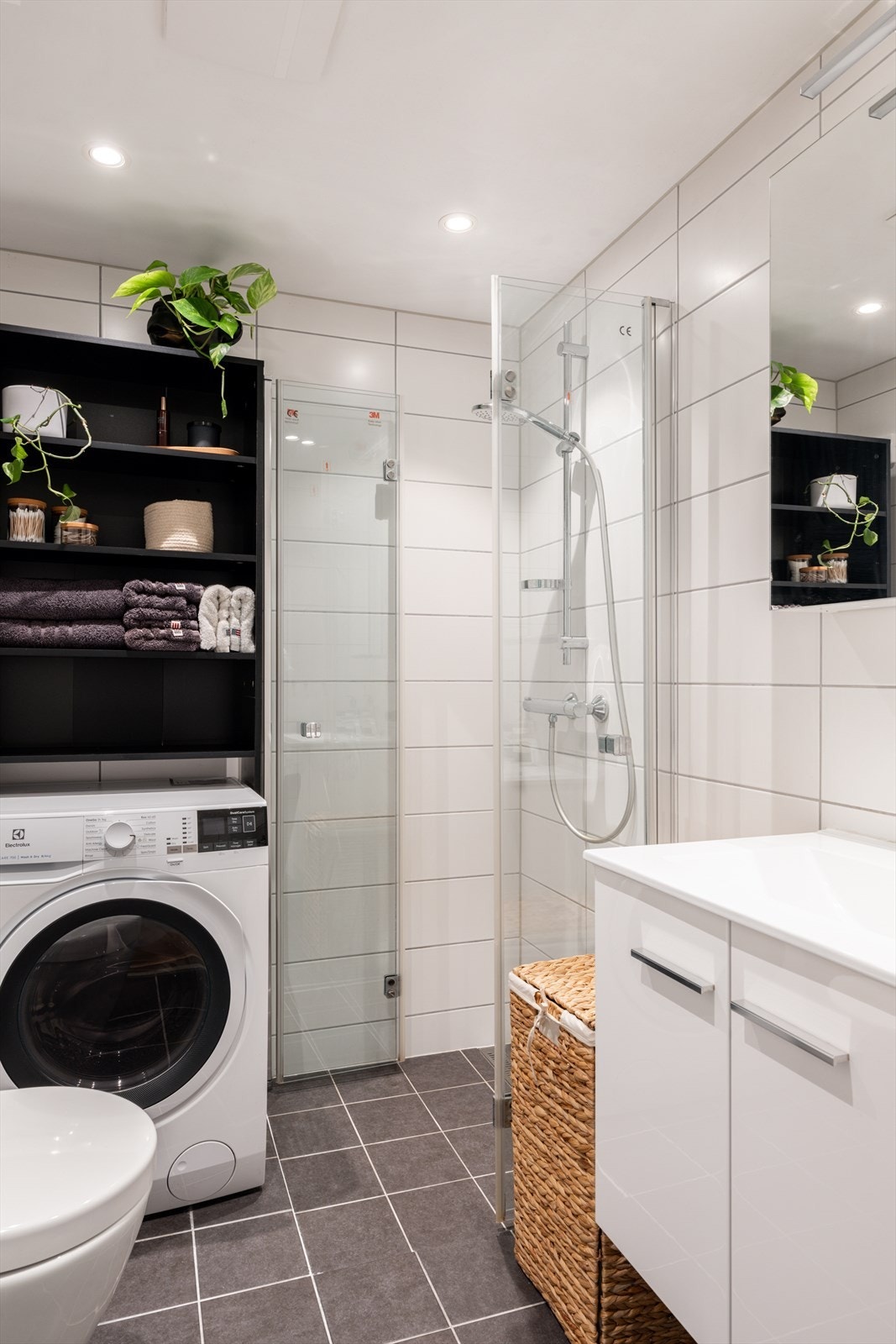 Badet ble oppgradert i 2019 i regi av borettslaget. Galleribilde