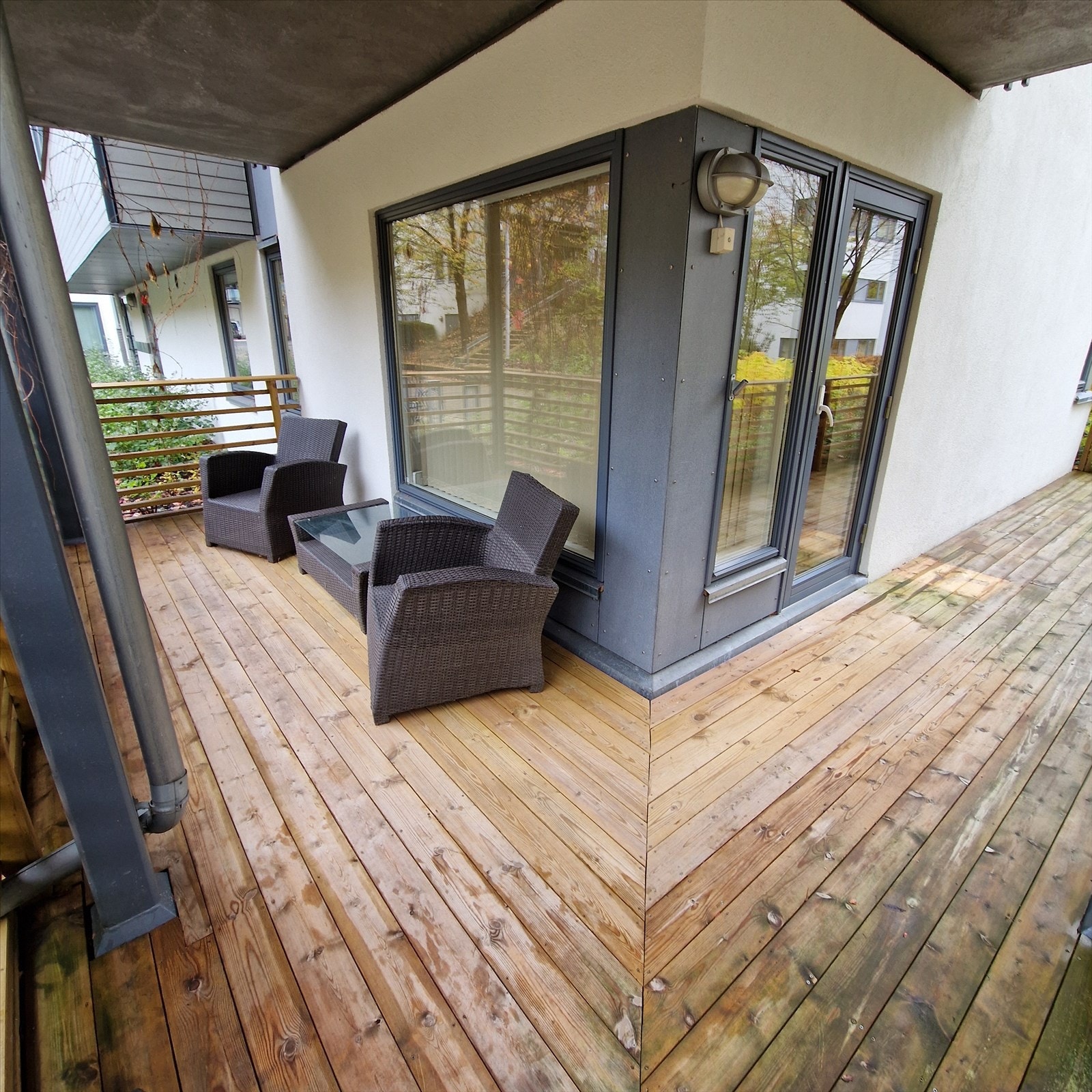 Stor markterrasse på 23 kvm Galleribilde