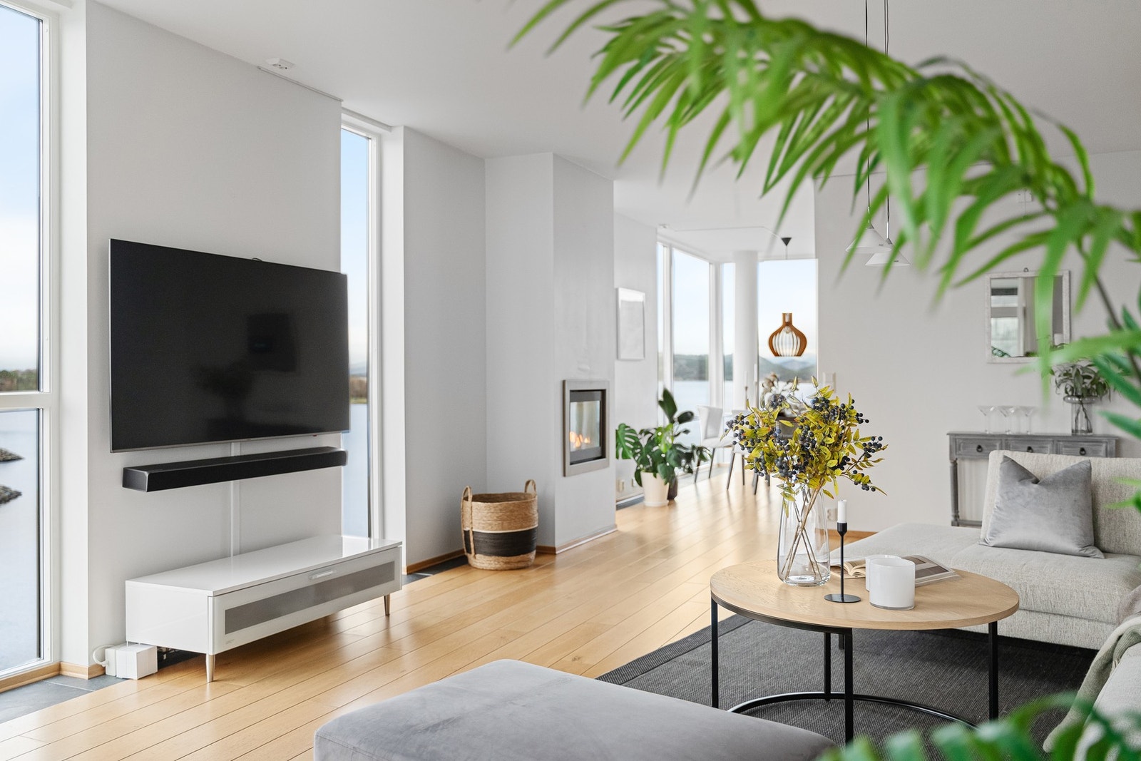 Leiligheten har en åpen og funksjonell planløsning. Galleribilde