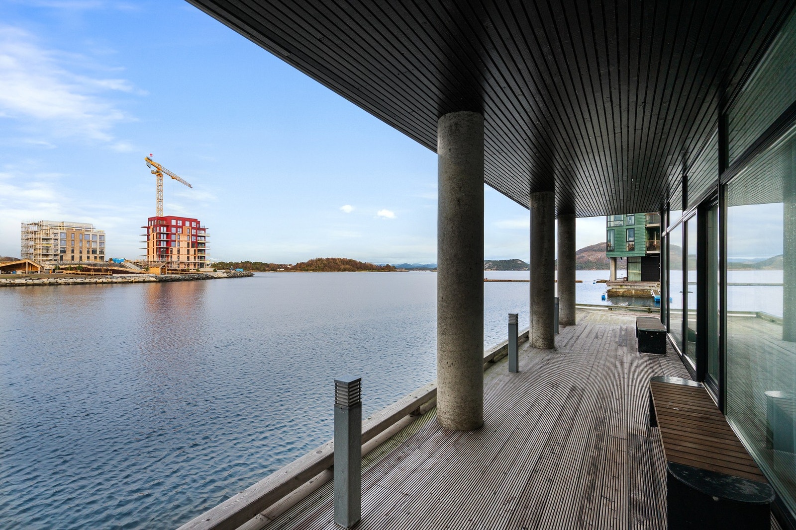 Promenade lags bygget. Galleribilde