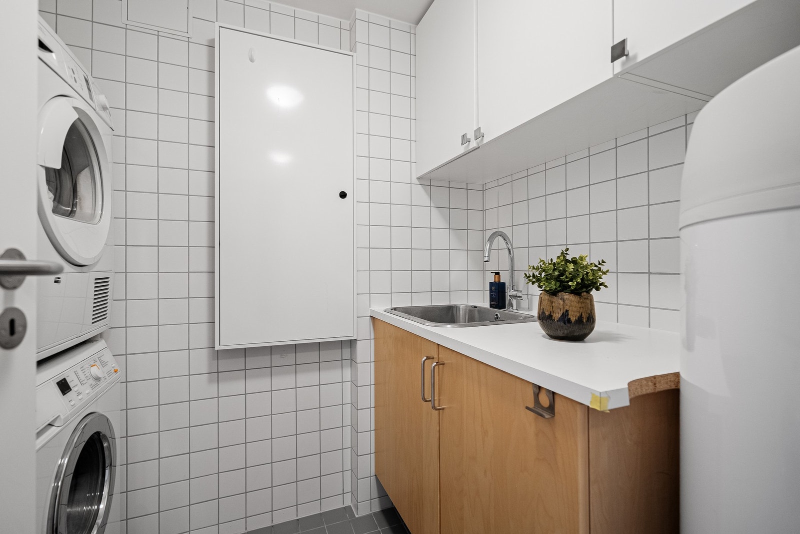 Praktisk vaskerom. Galleribilde