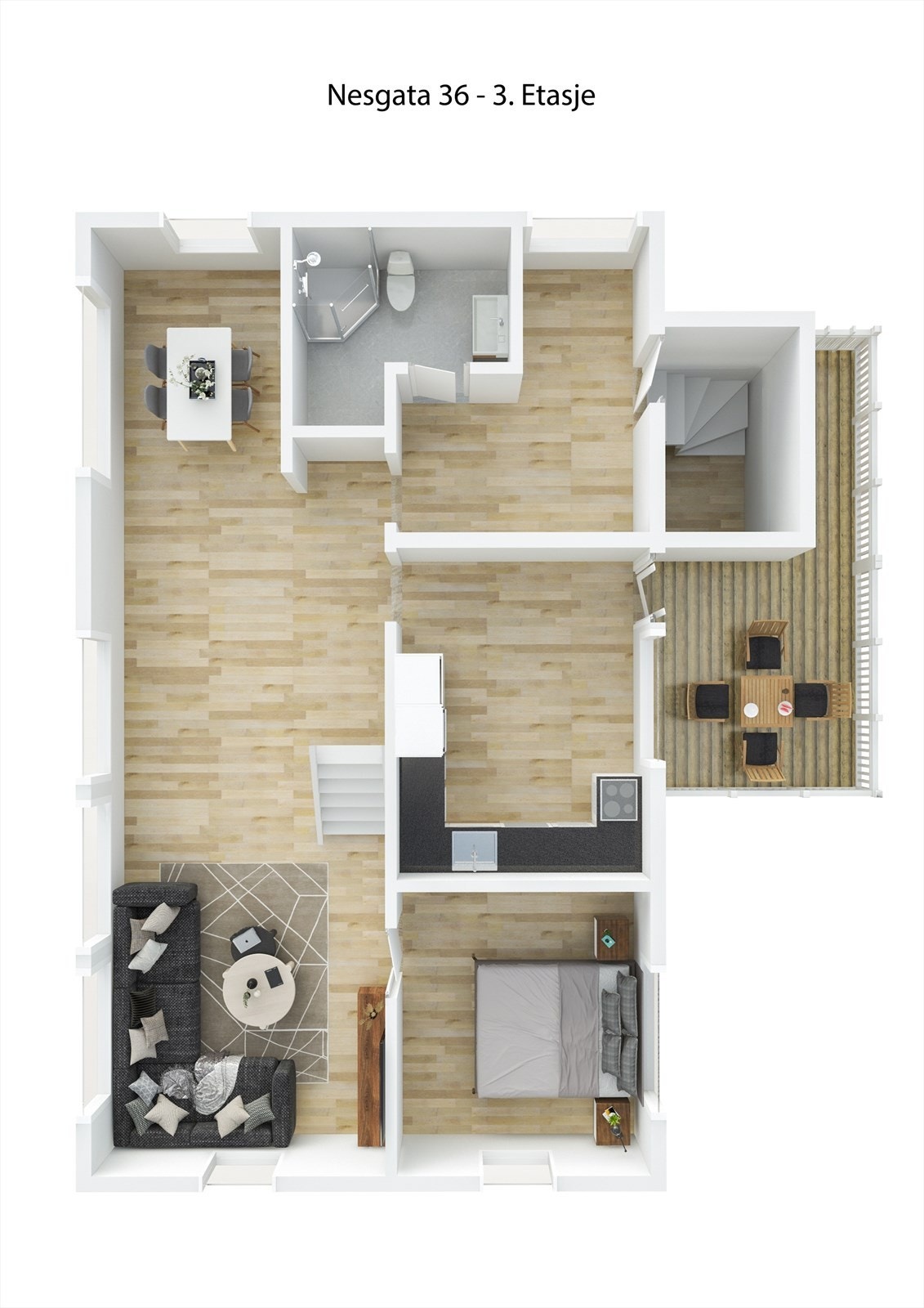 3. Etasje-3D Galleribilde