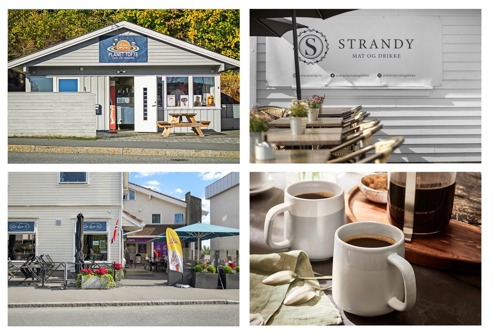 Tofte har et variert handel- og servicetibud - Flere gode spisesteder. Galleribilde