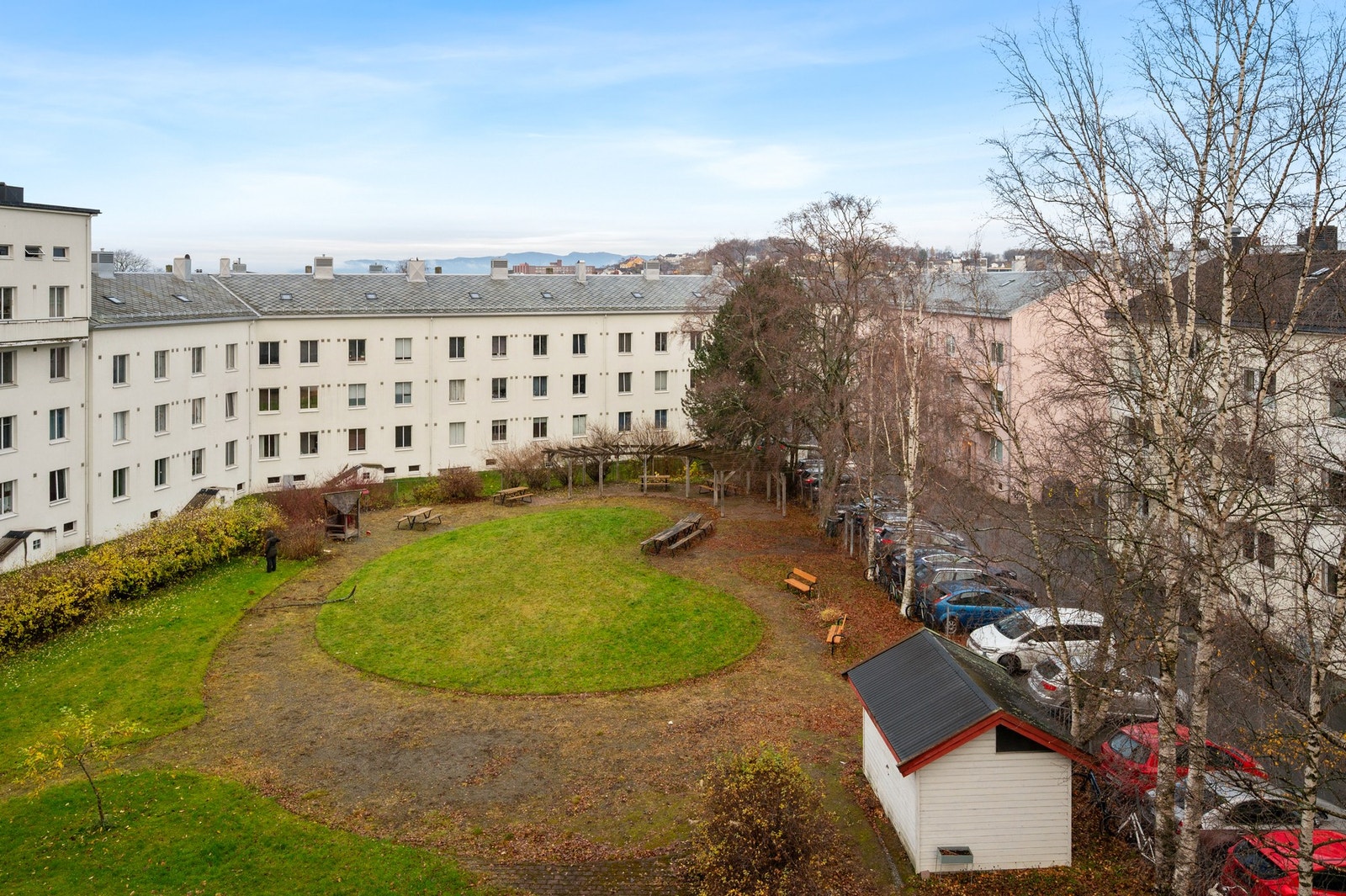 Flott utsikt også fra kjøkkenet. Galleribilde