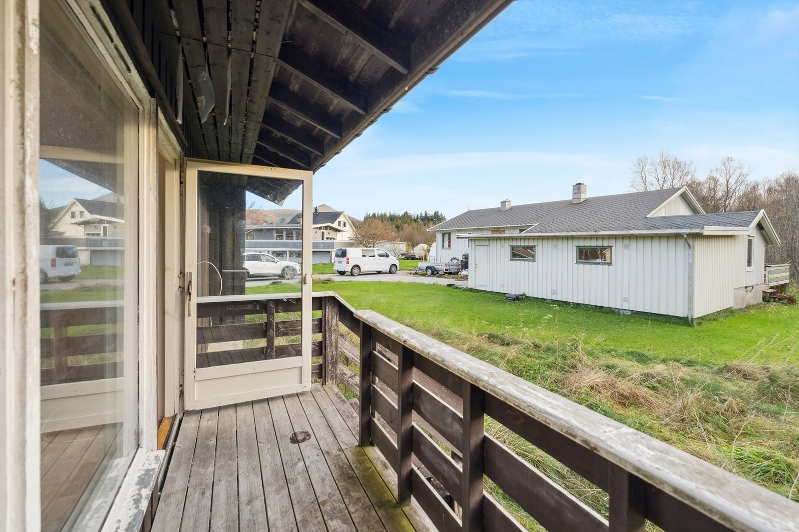 Det er veranda på 5 m² i nr. 13. Galleribilde