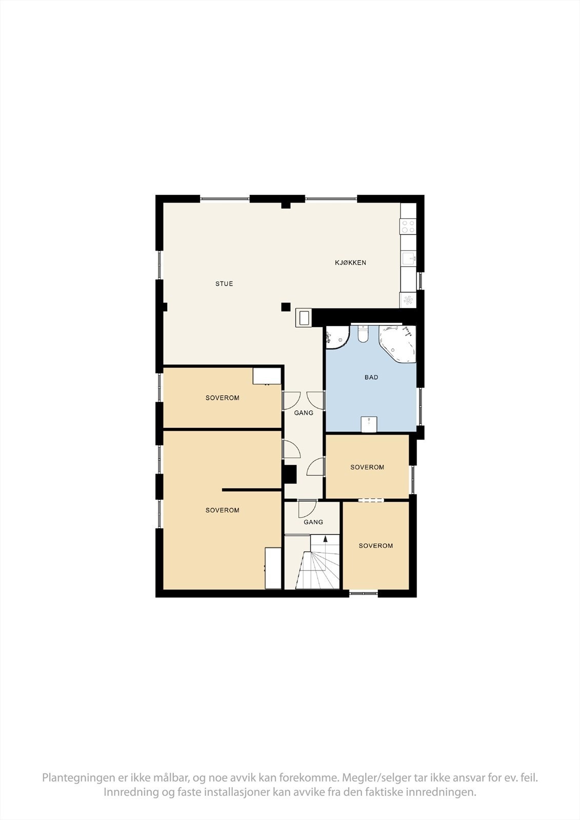 Plantegning av 2. etasje Galleribilde