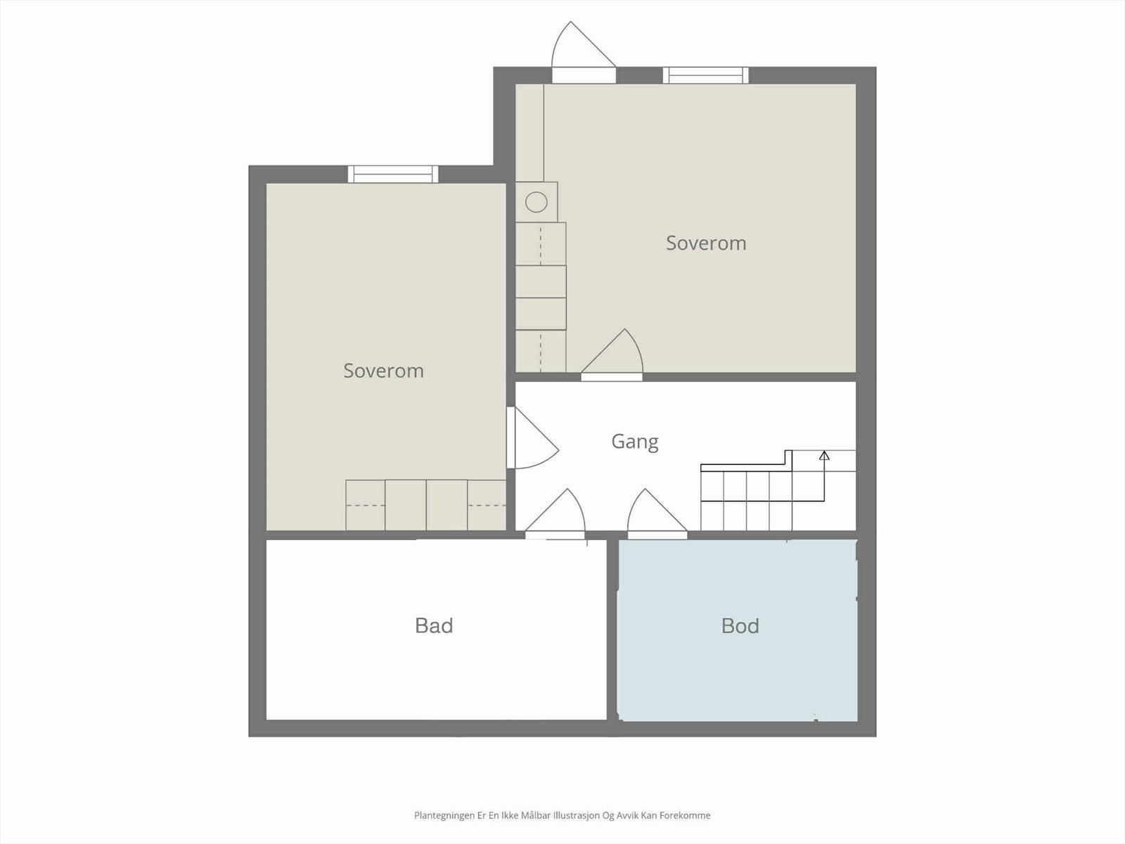 - Plantegning underetasje - Galleribilde