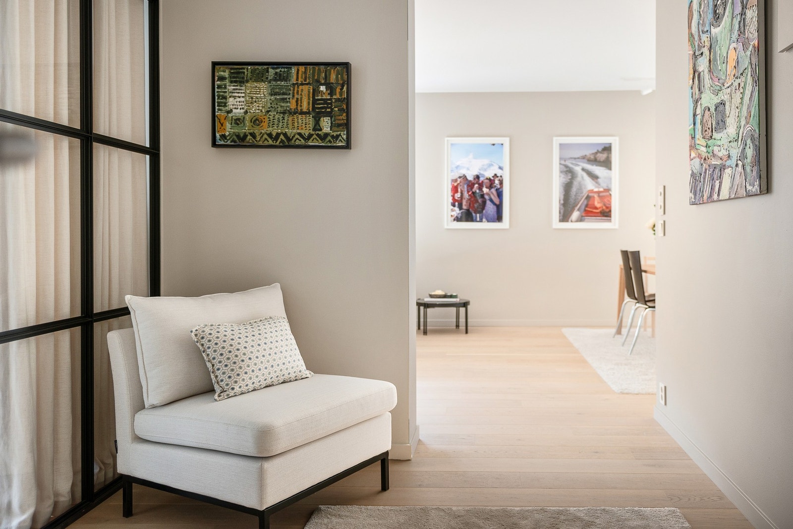 - Flott enstavs eikeparkett - Galleribilde
