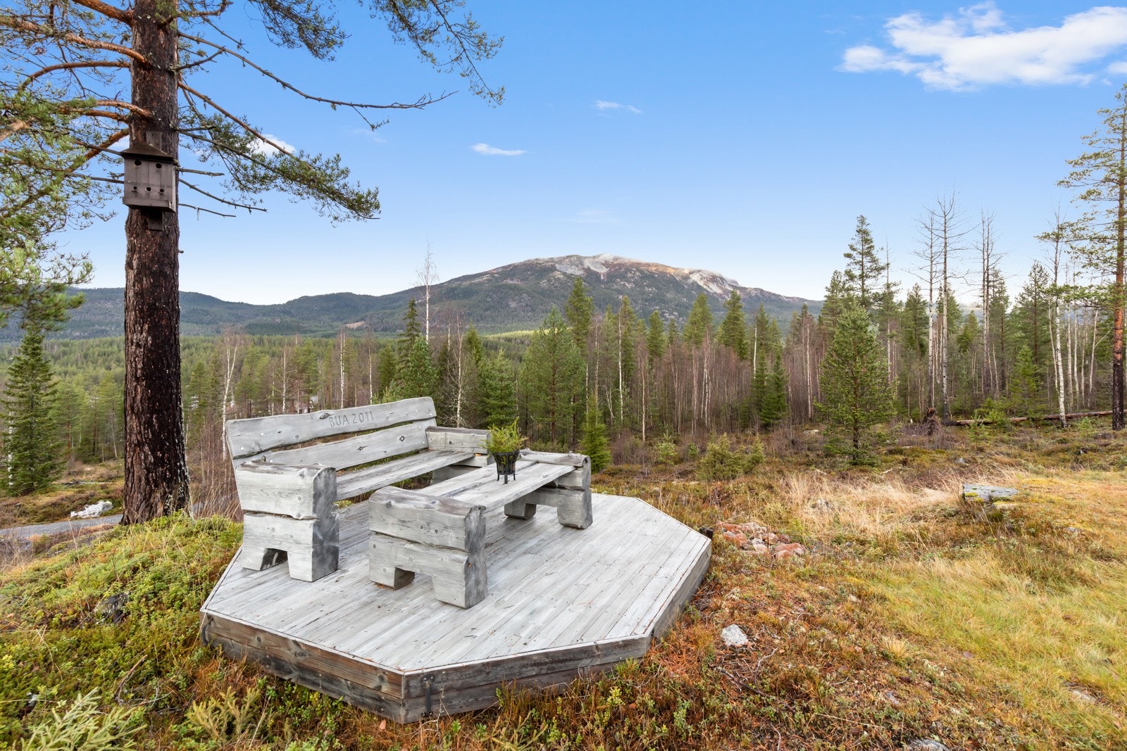 Tomten byr på flere fine soner. Galleribilde