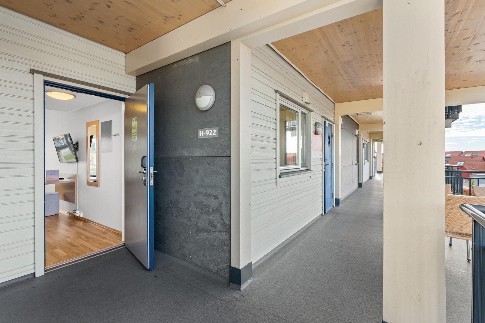 Inngang til hotellrommet Galleribilde