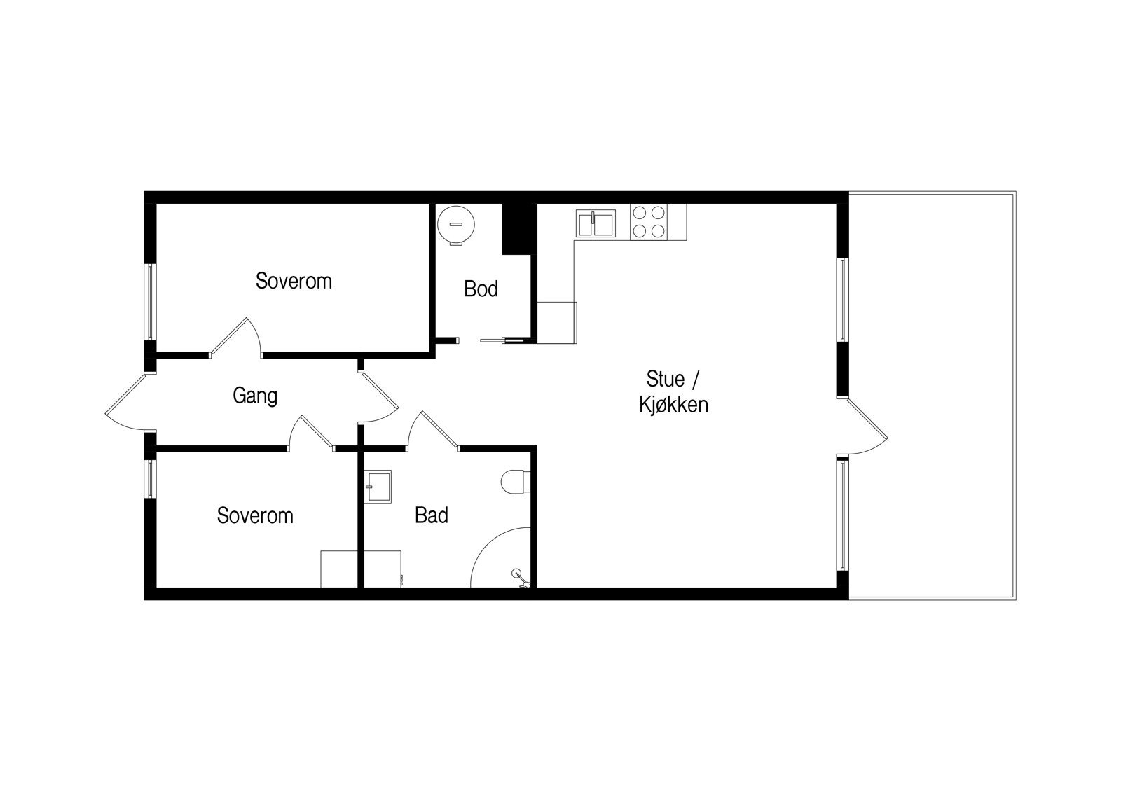 Plantegning Galleribilde