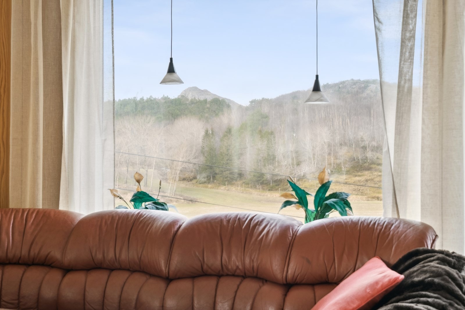 Stue og utsikt Galleribilde