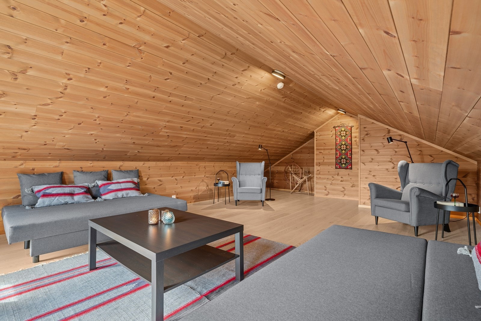 Loftstue - takhøyde på 2,36 m. på det høyeste. Galleribilde