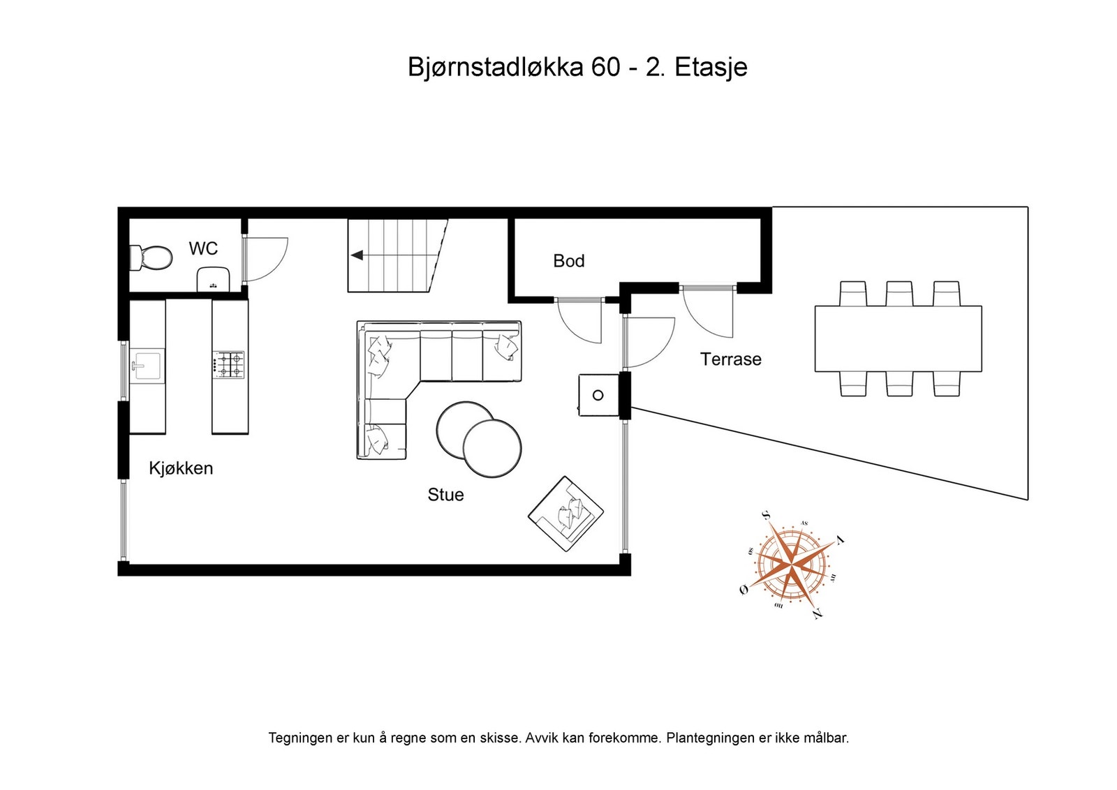 Plantegning 2.etg. Galleribilde