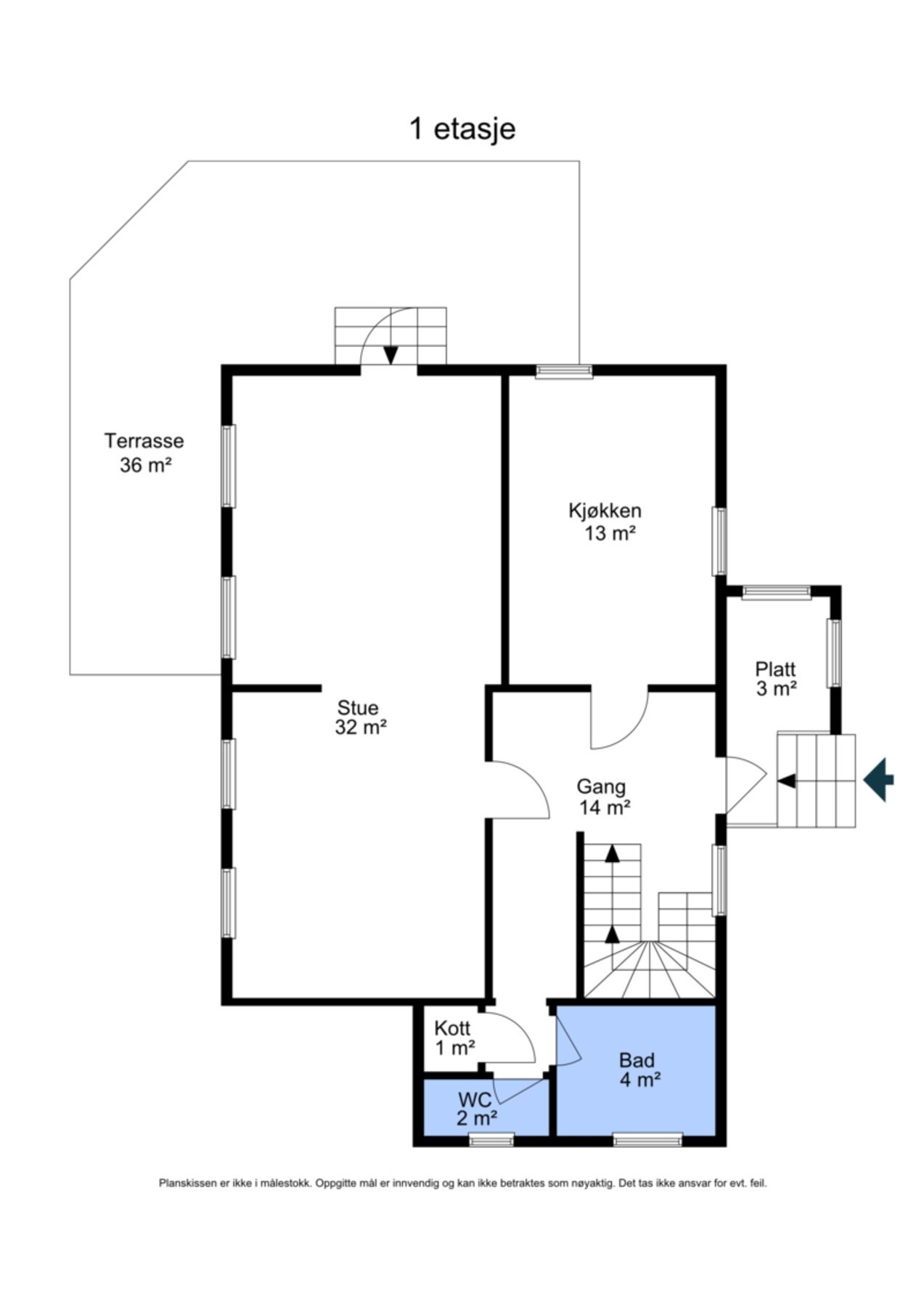 Planskisse Galleribilde