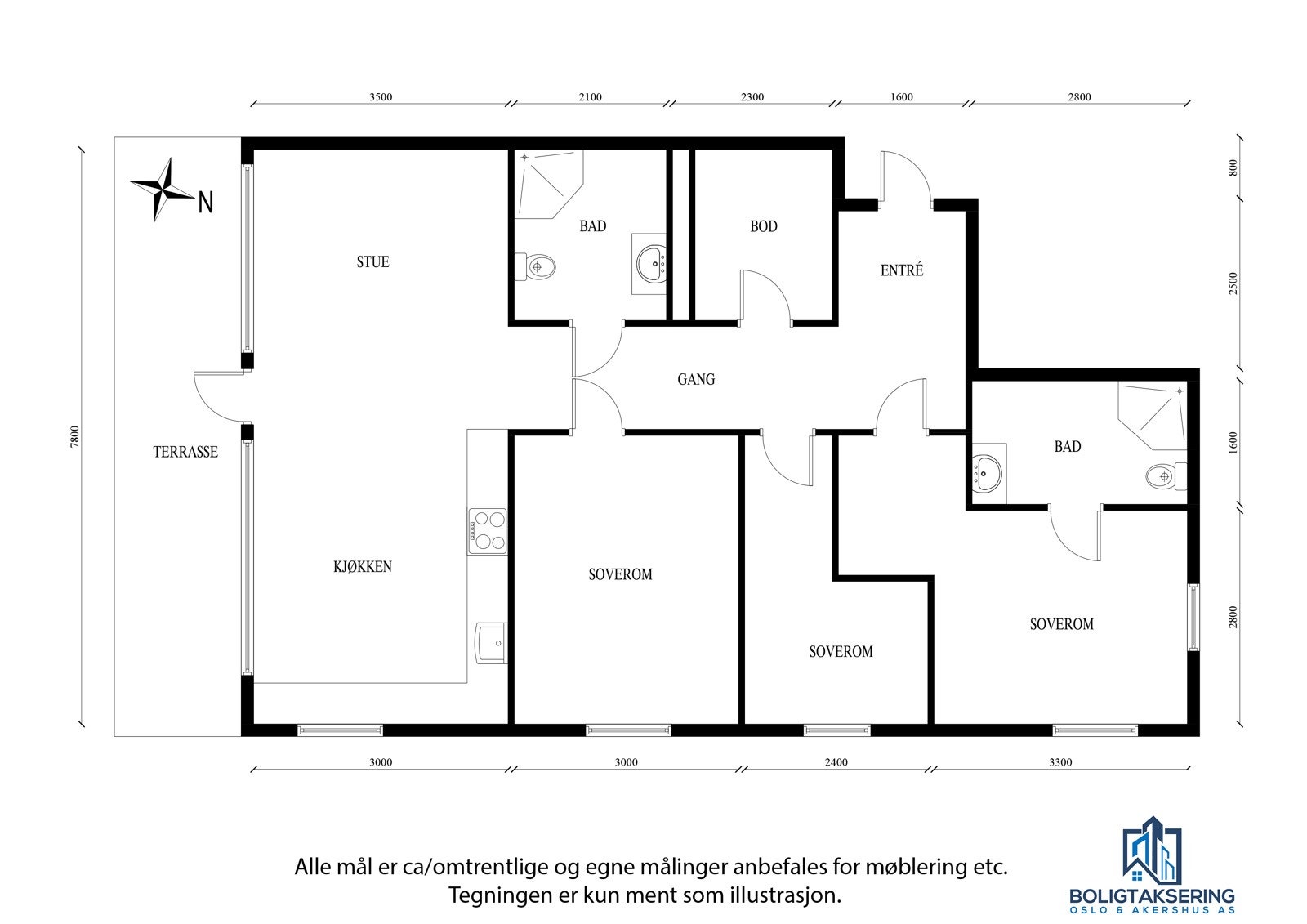Plantegning Galleribilde