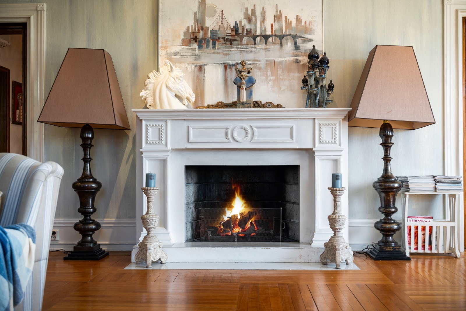 - Det er 4 ildsted i boligen -