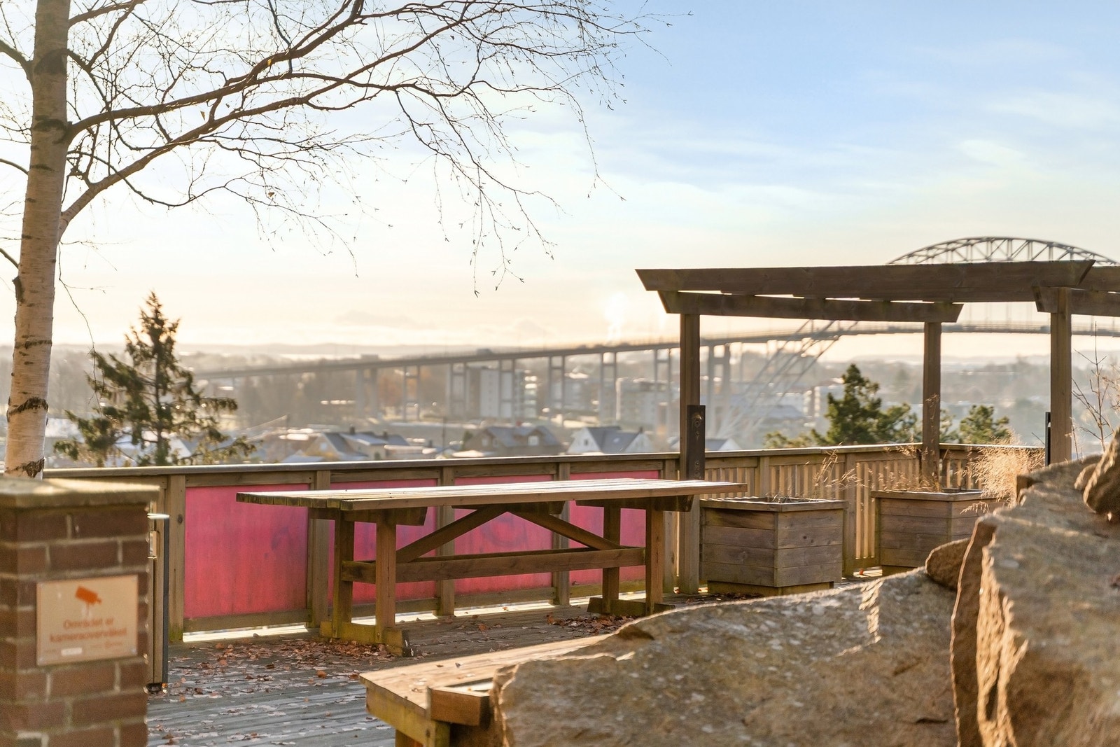 Felles uteplass for borettslaget. Galleribilde