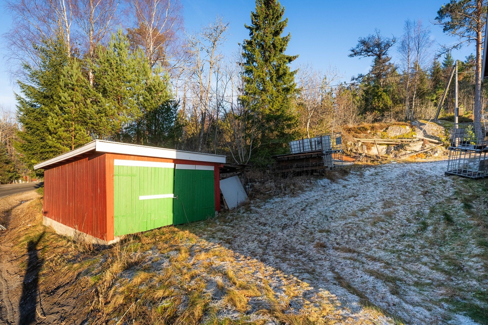 Eldre garasje Galleribilde