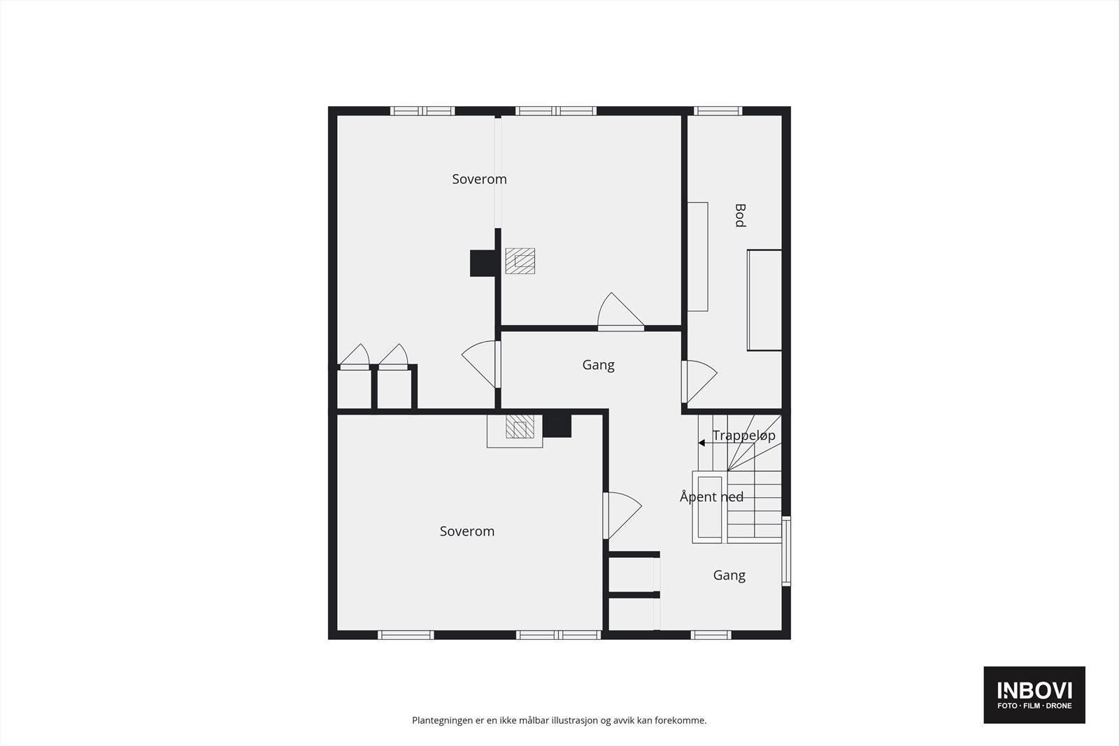 Plantegning 2.etg Galleribilde
